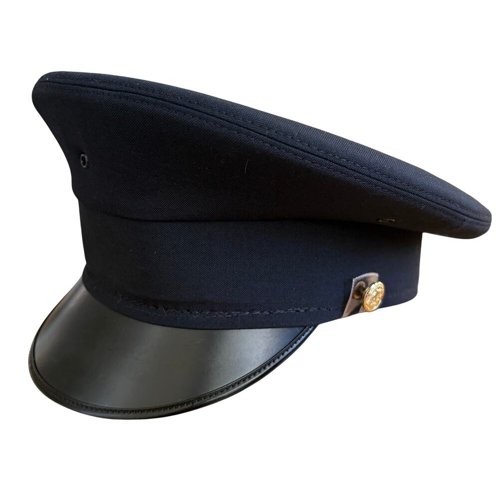 BRAND NEW‎ Kingform Cap Military Hat Field Blue Navy Size 7 1/8 New York USA